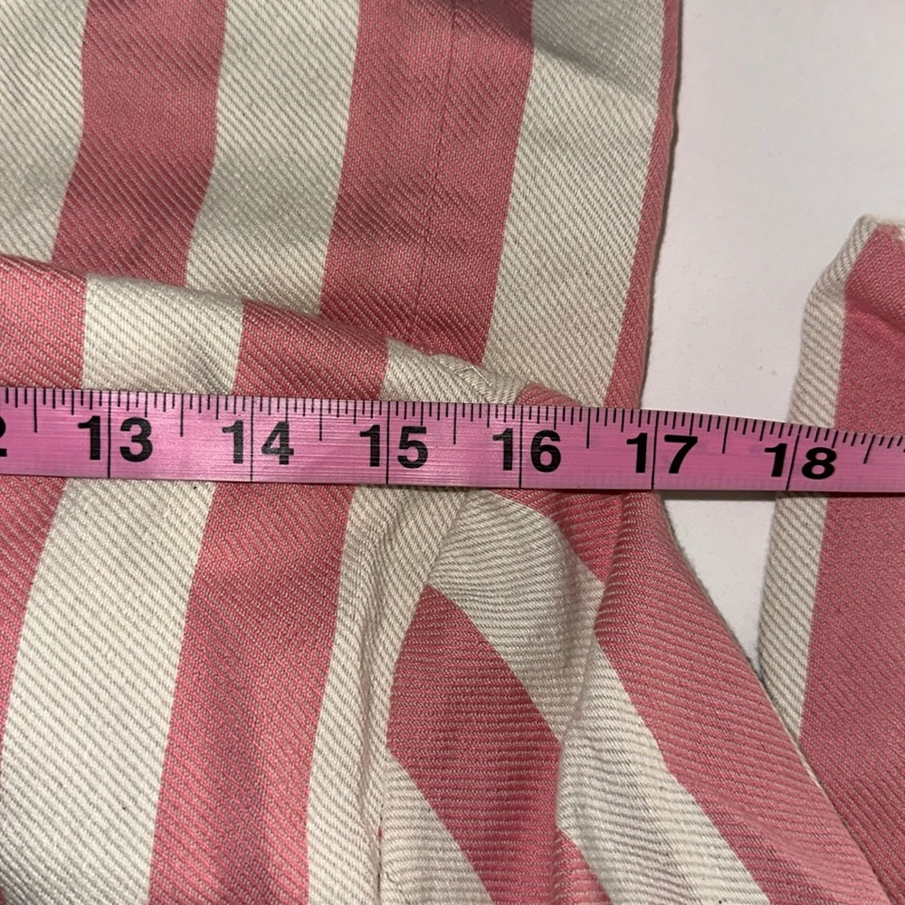 MIGUELINA *Chiara* pink ivory stripe double breasted blazer jacket XS - Picture 11 of 11